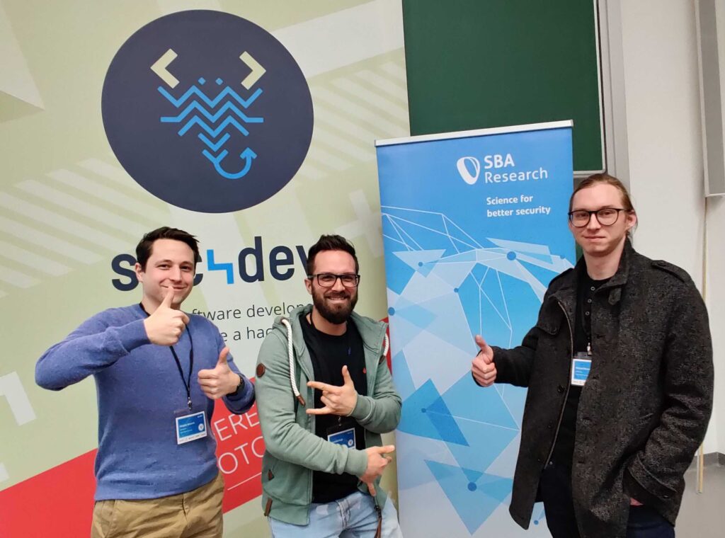 Latido auf der Sec 4 Dev Konferenz in Wien
